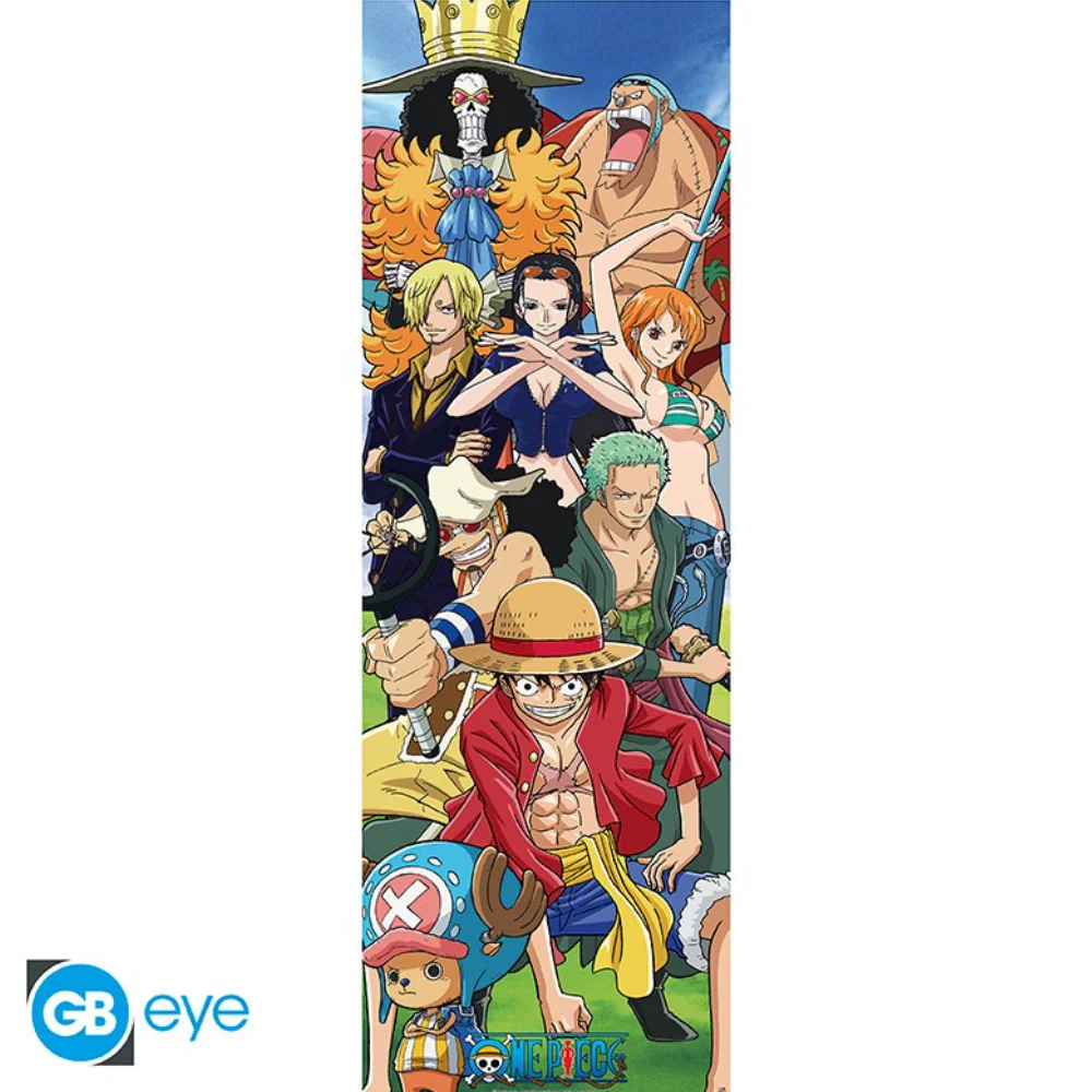 One Piece Crew 53X158 cm Door Poster by Abysse