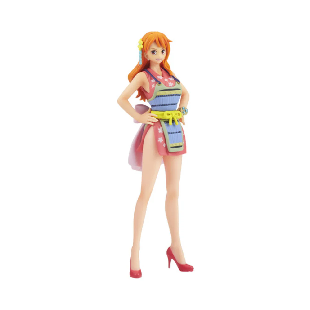 One Piece Nami DXF The Grandline Lady Wanokuni Vol.8 Figure by Banpresto
