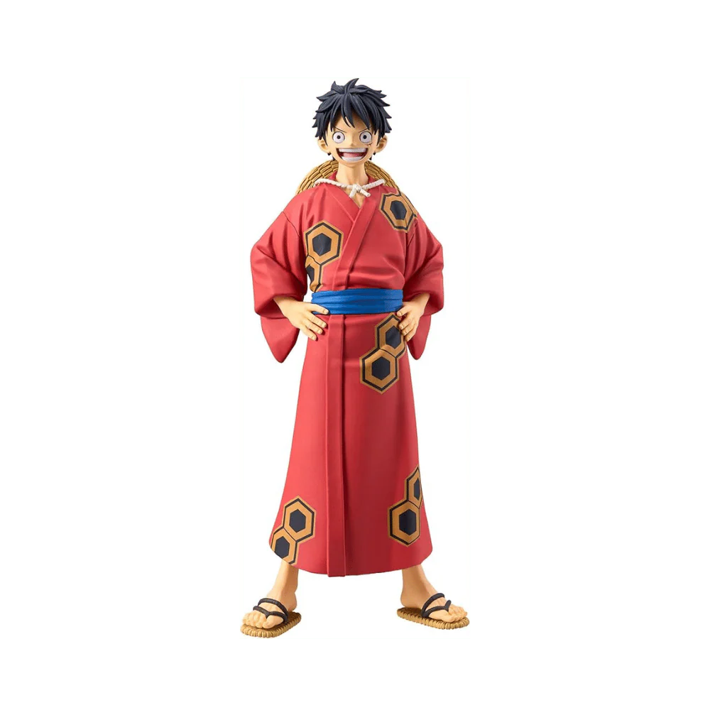 One Piece Figure DXF Wano Country Luffy Yukata Figure By Banpresto