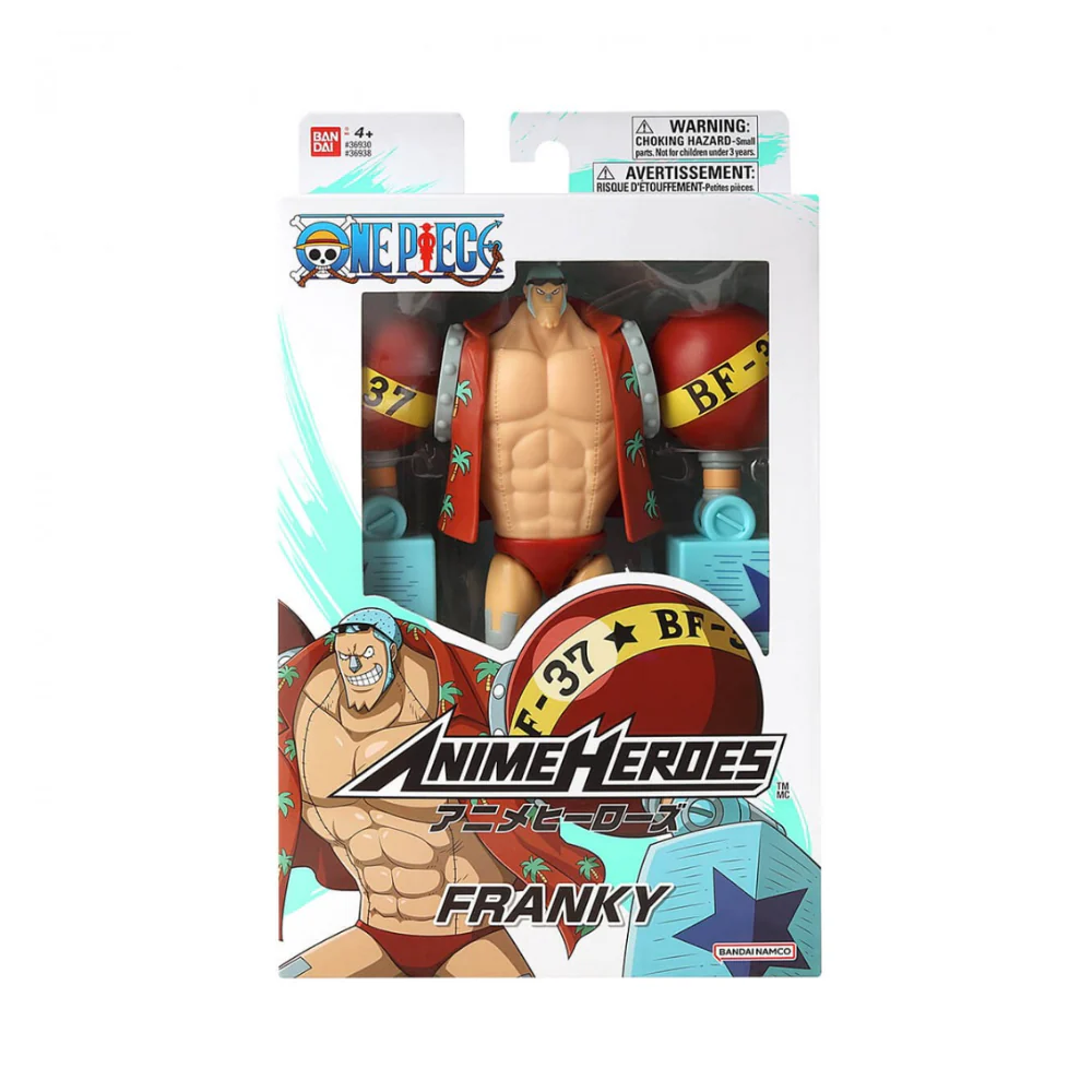 One Piece Franky 6.5 Anime Heroes Action Figure by Bandai