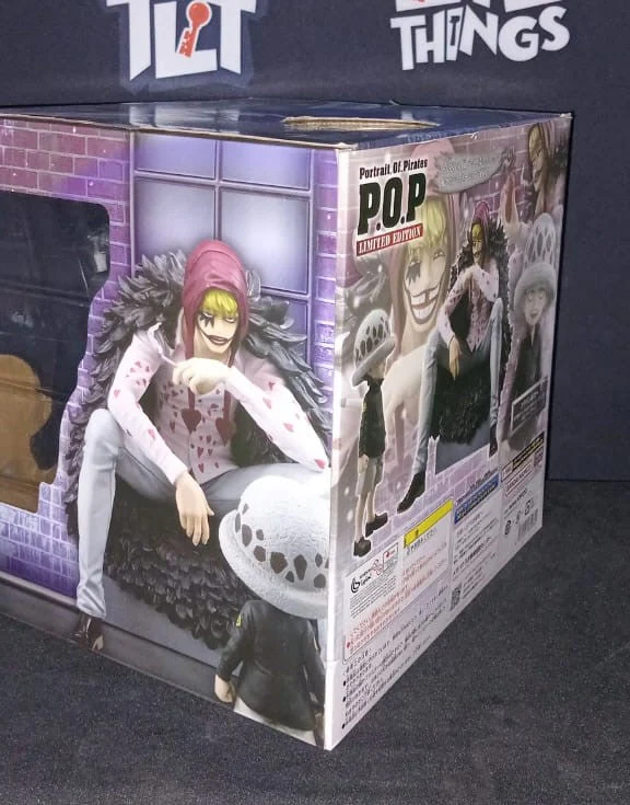 One Piece ”Limited Edition” Corazon & Law Portrait.Of.Pirates Figure [DAMAGED BOX] - Image 3