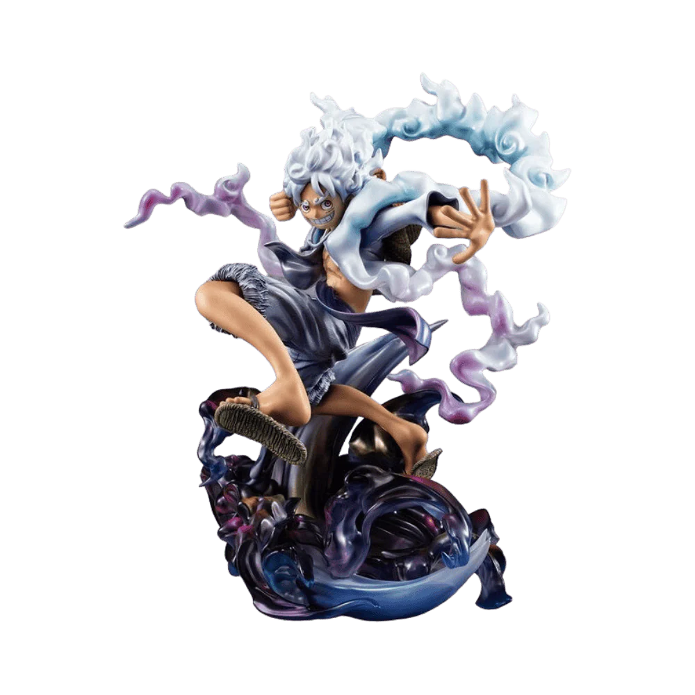 One Piece Monkey D. Luffy 5th Gear "Luffy Nika" Portrait Of Pirates Maximum Statue By Megahouse