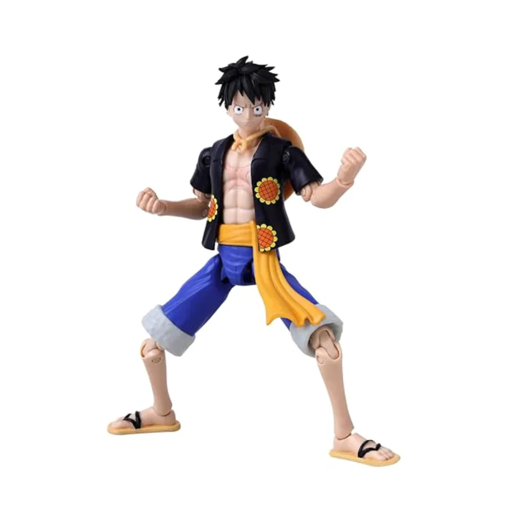 One Piece Monkey D. Luffy Dress Rosa Anime Heroes Action Figure by Bandai