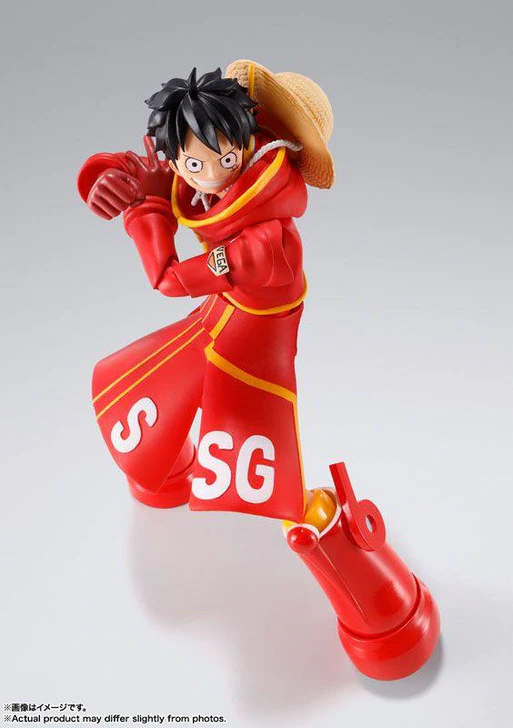 One Piece Monkey D. Luffy Egg Head S.H. Figuarts Action Figure By Bandai Tamshii - Image 3