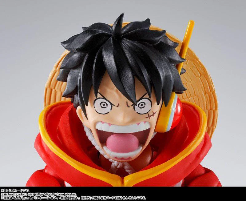 One Piece Monkey D. Luffy Egg Head S.H. Figuarts Action Figure By Bandai Tamshii - Image 5