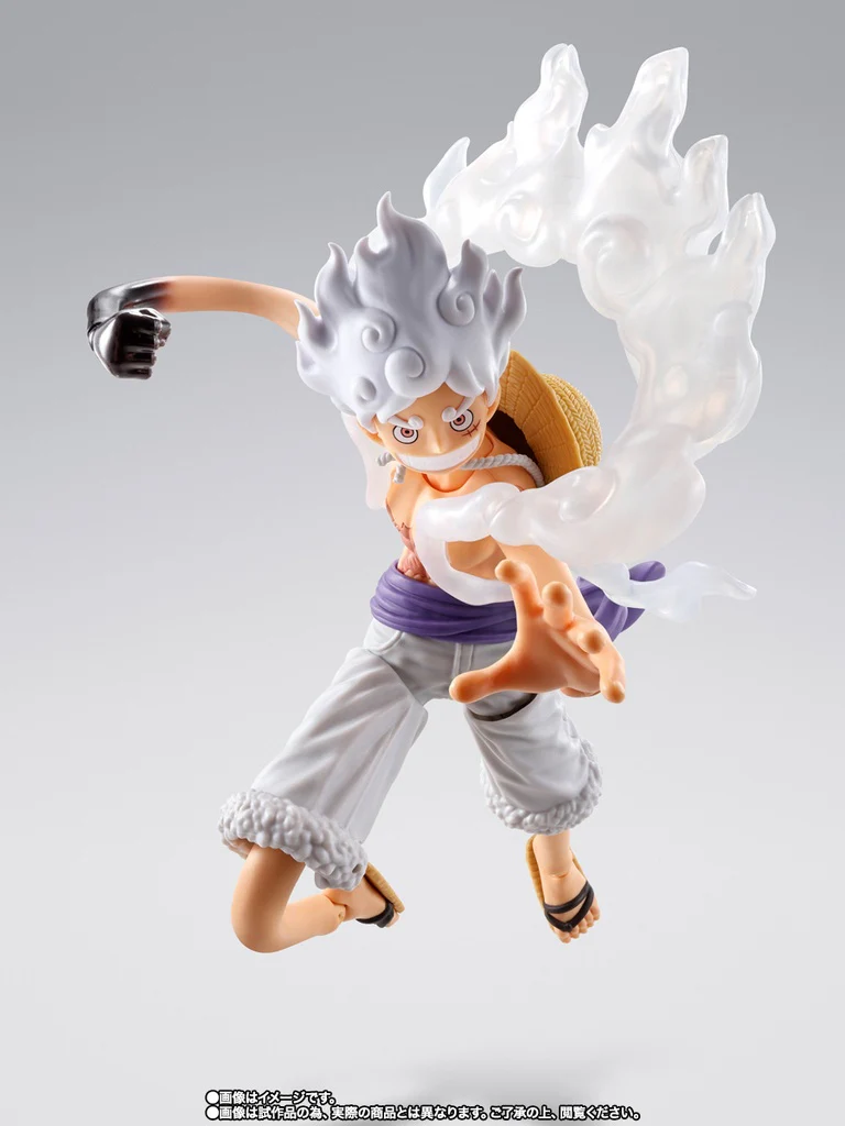 One Piece Monkey.D.Luffy Gear5 Future Island Egghead S.H.Figuarts Action Figure By Bandai Tamashii - Image 2