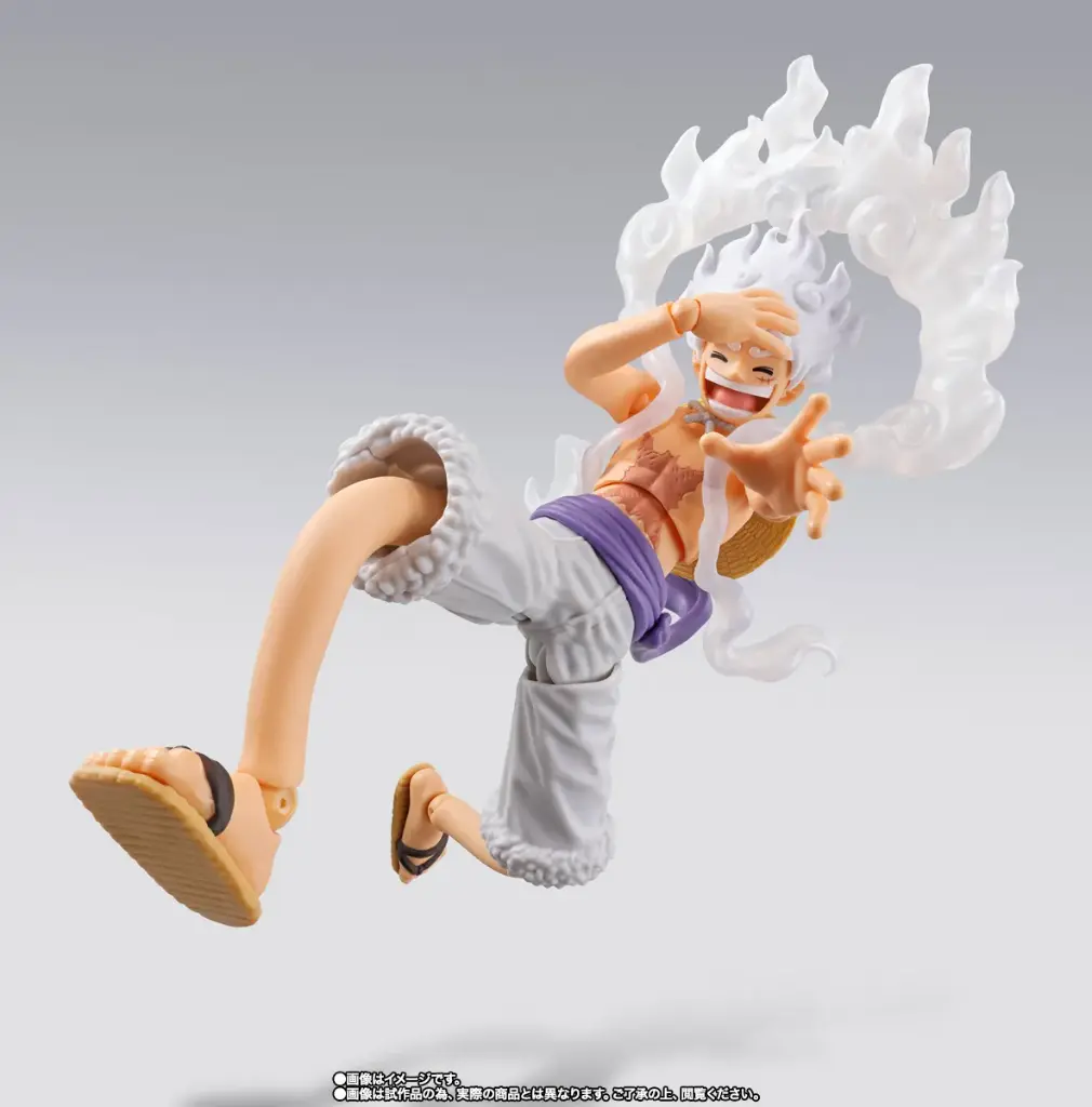One Piece Monkey.D.Luffy Gear5 Future Island Egghead S.H.Figuarts Action Figure By Bandai Tamashii - Image 3