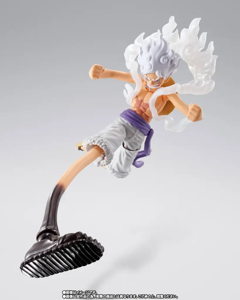 One Piece Monkey.D.Luffy Gear5 Future Island Egghead S.H.Figuarts Action Figure By Bandai Tamashii - Image 4