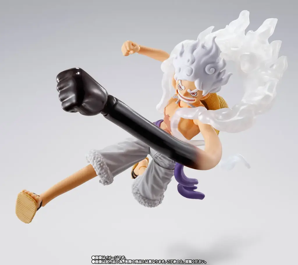One Piece Monkey.D.Luffy Gear5 Future Island Egghead S.H.Figuarts Action Figure By Bandai Tamashii - Image 5