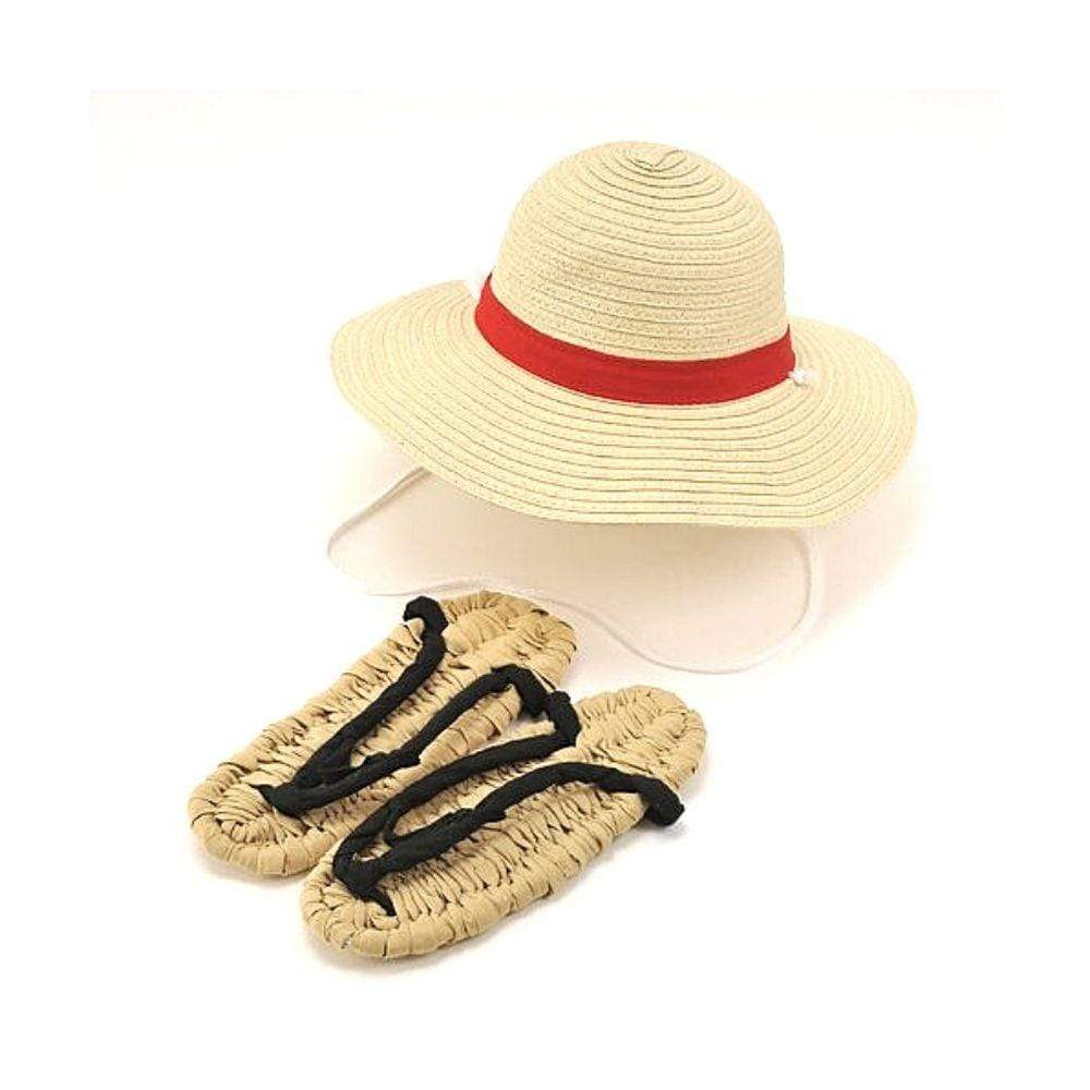 One Piece Monkey D Luffy Mens Medium with Hat - Image 3