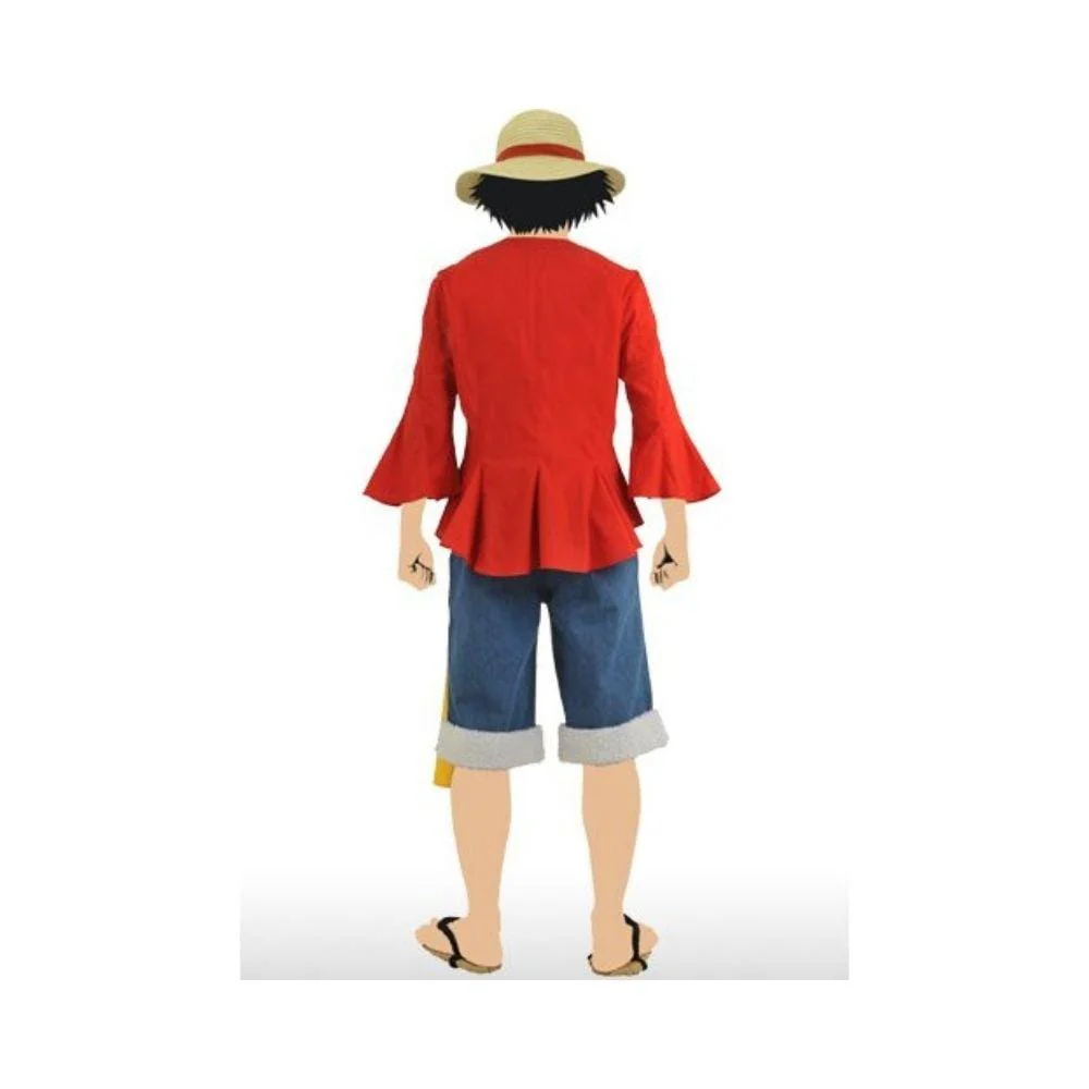 One Piece Monkey D Luffy Mens Medium with Hat - Image 5