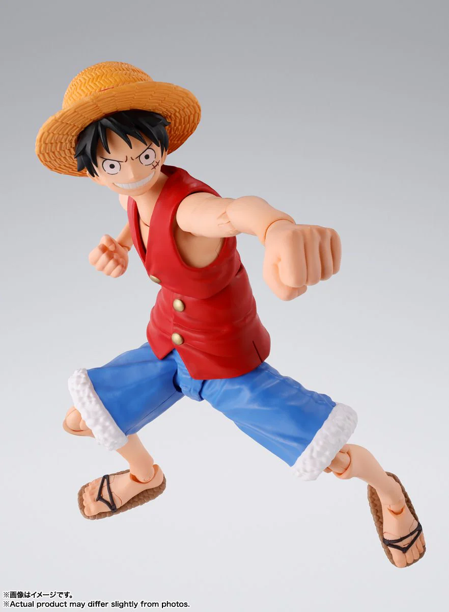One Piece Monkey D. Luffy Romance Dawn S.H.Figuarts Action Figure by Bandai Tamashii - Image 2