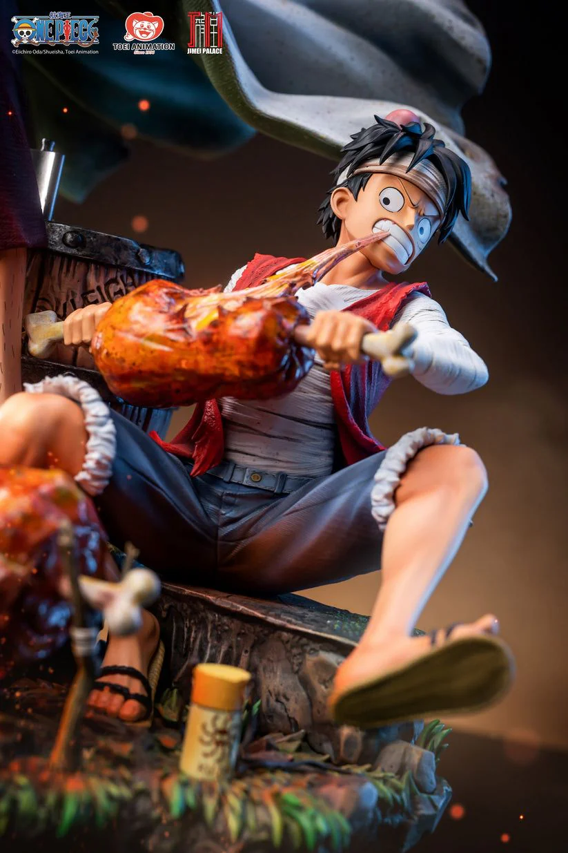 ONE PIECE - MONKEY D. LUFFY & SILVERS RAYLEIGH STATUE BY JIMEI PALACE - Image 7