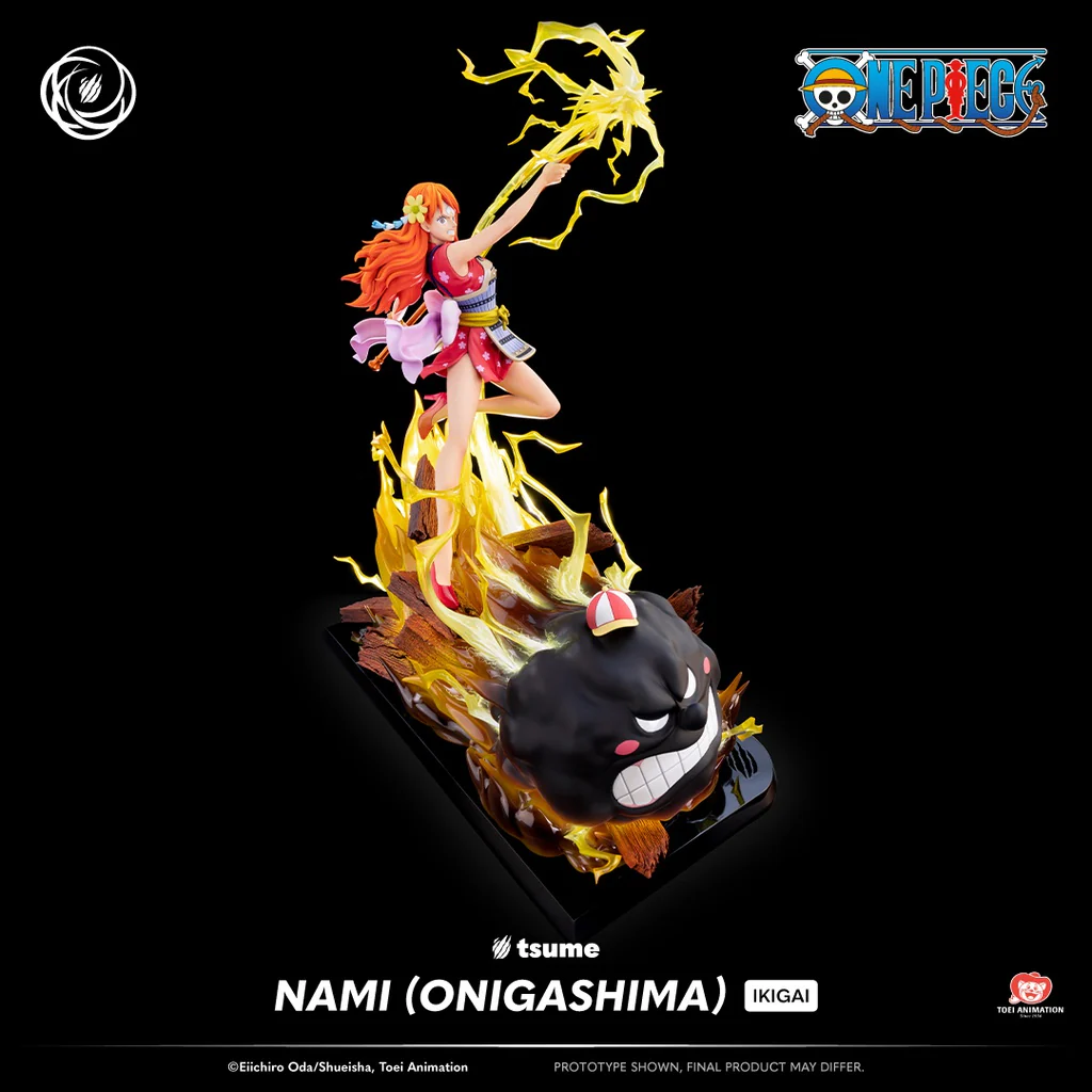 One Piece Nami (Onigashima) 1/6 Scale Limited Editon Ikigai Statue By Tsume - Image 3