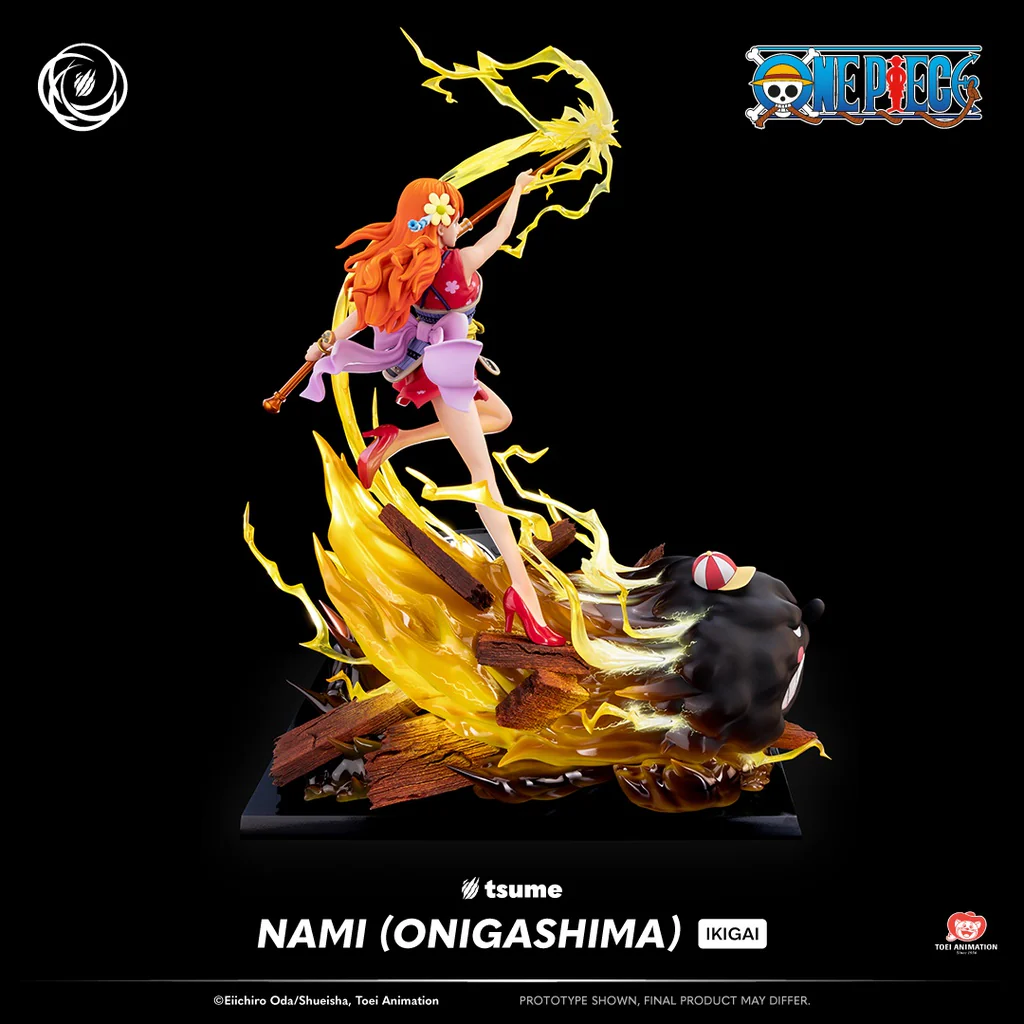 One Piece Nami (Onigashima) 1/6 Scale Limited Editon Ikigai Statue By Tsume - Image 4