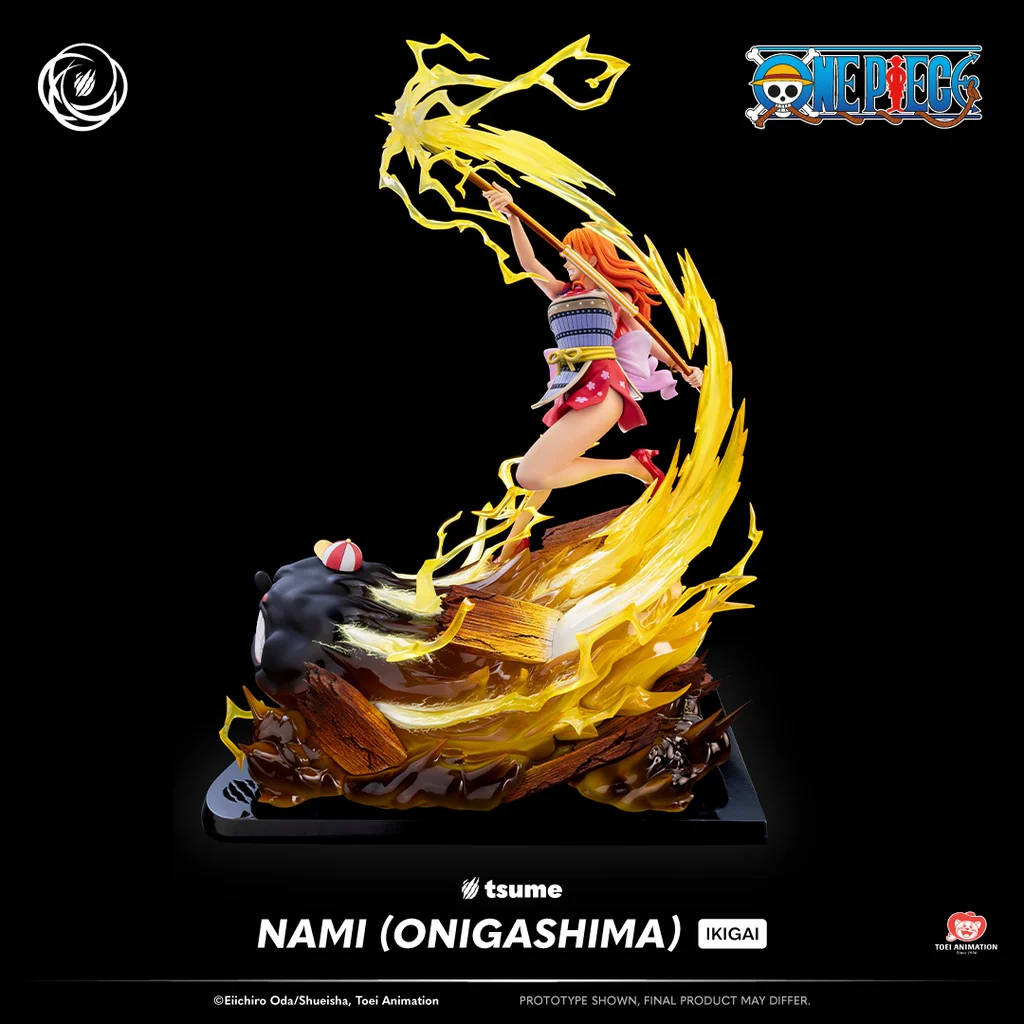 One Piece Nami (Onigashima) 1/6 Scale Limited Editon Ikigai Statue By Tsume - Image 6