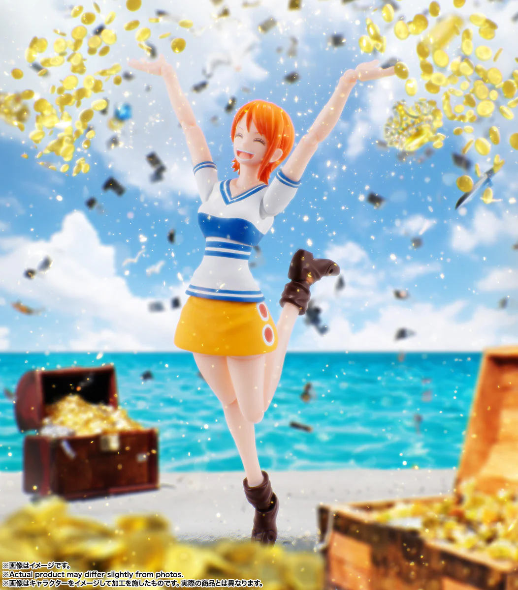 One Piece NAMI Romance Dawn S.H.Figuarts Action Figure by Bandai Tamashii - Image 5
