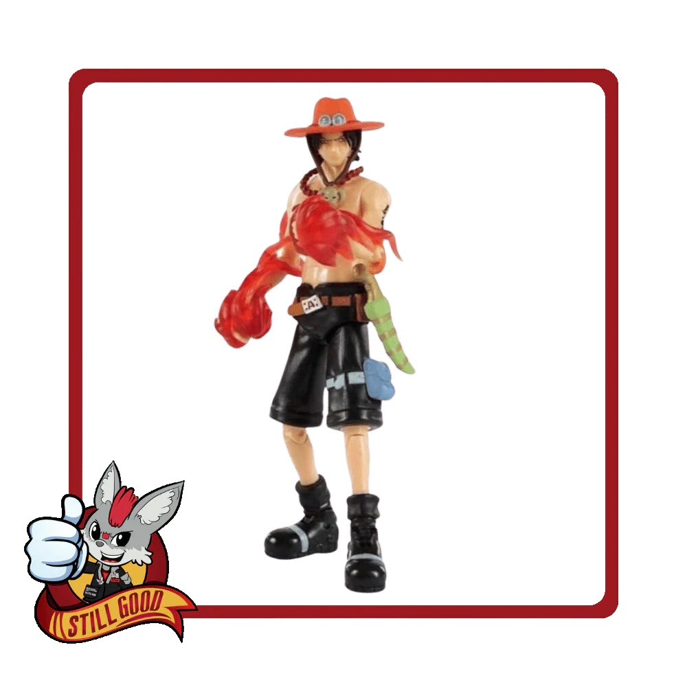 One Piece Portgas D. Ace Action Figure by Abysse [Damaged Packaging]
