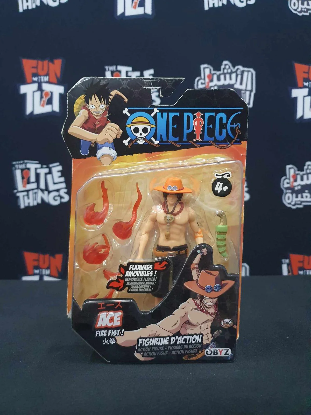 One Piece Portgas D. Ace Action Figure by Abysse [Damaged Packaging] - Image 2