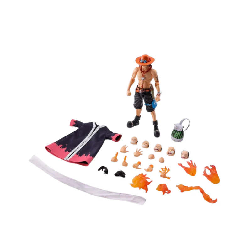 One Piece PORTGAS D ACE -FLAME FIST- S.H.Figuarts Action Figure By Bandai Tamashii - Image 3