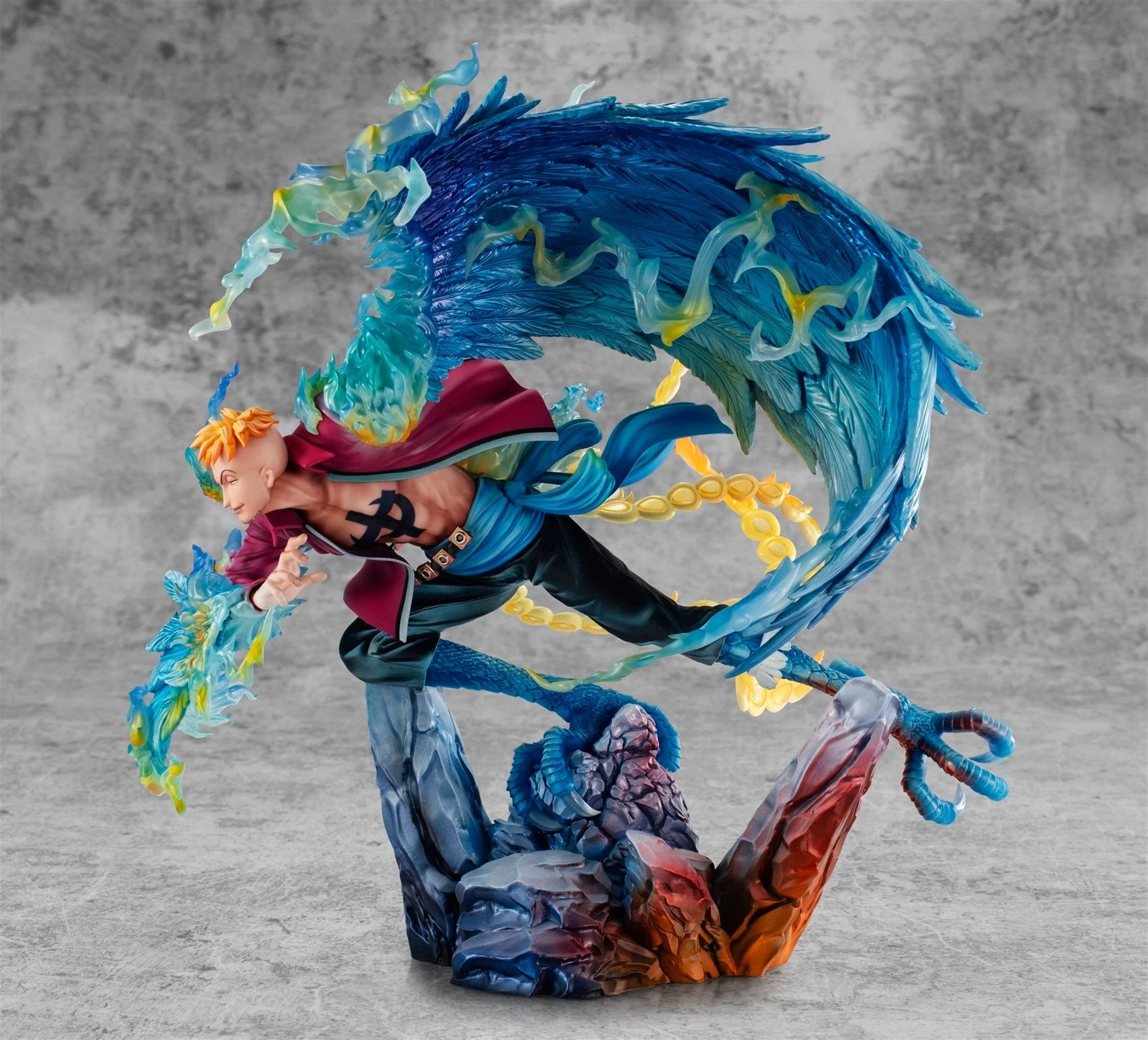 One Piece Portrait of Pirates MAS-Maximum Marco the Phoenix (Leader of the 1st Group of Whitebeard Pirates Ver.) By MegaHouse - Image 2