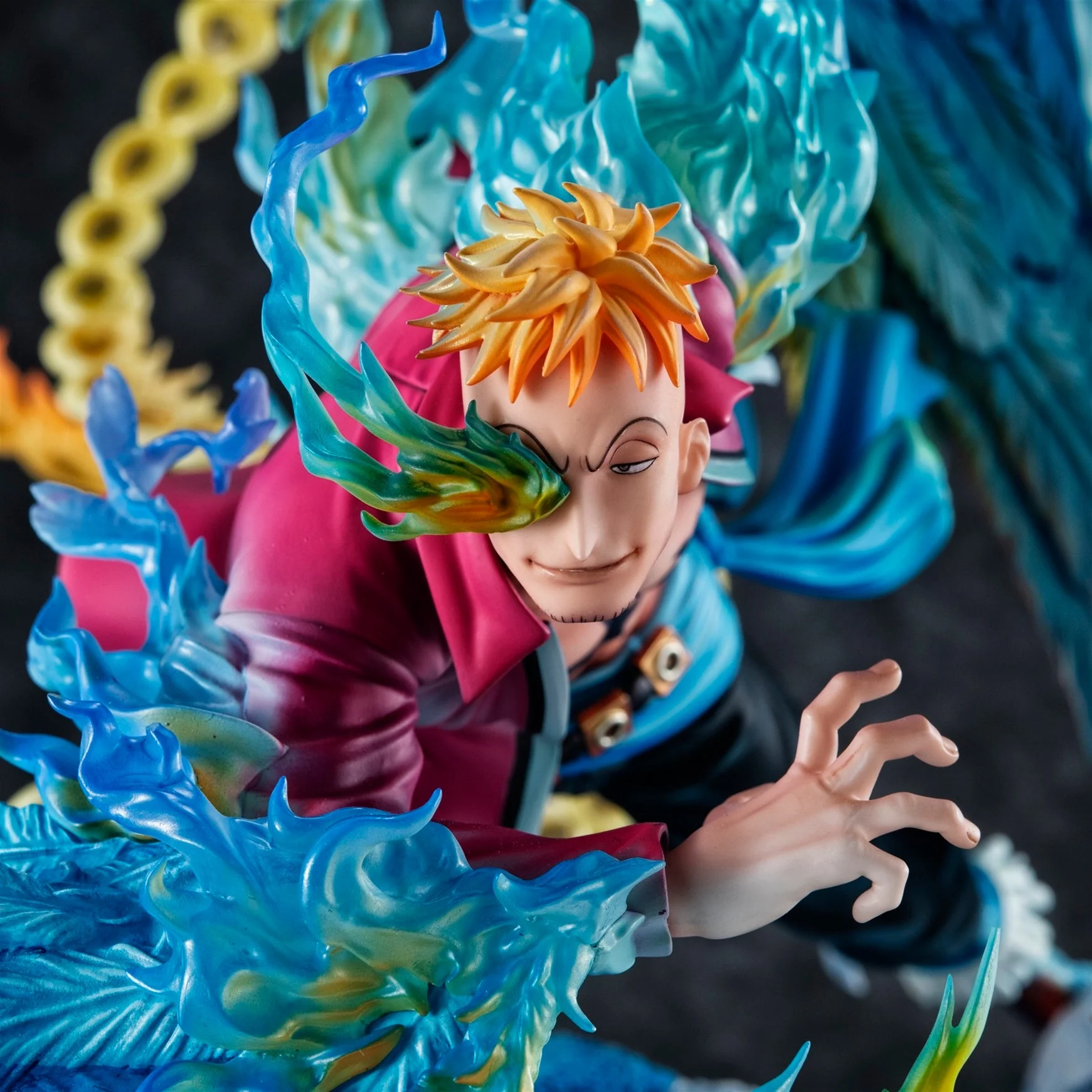 One Piece Portrait of Pirates MAS-Maximum Marco the Phoenix (Leader of the 1st Group of Whitebeard Pirates Ver.) By MegaHouse - Image 6
