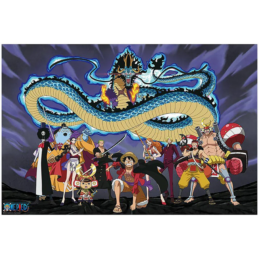 One Piece The Crew Versus Kaido 91X61 cm Poster by Gb Eye