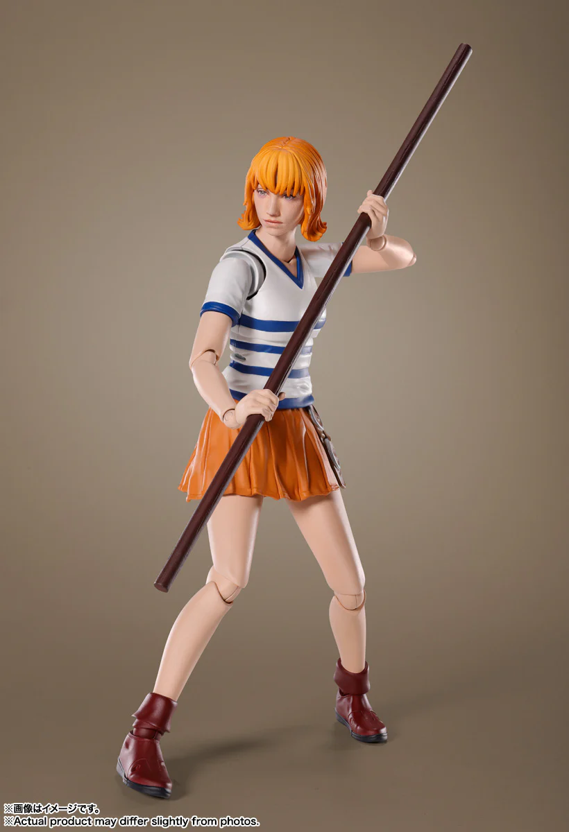 One Piece Nami A Netflix Series: ONE PIECE S.H Figuarts Action Figure by Bandai Tamashii - Image 2