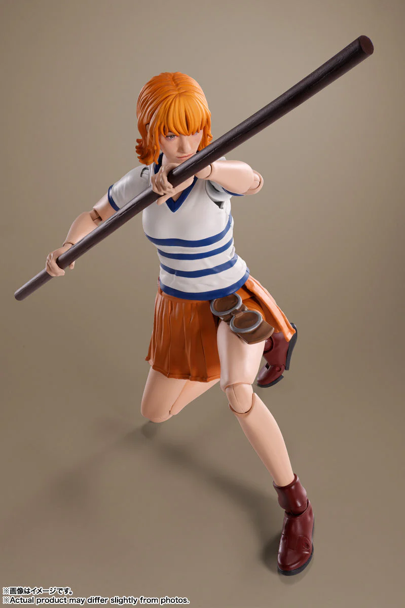 One Piece Nami A Netflix Series: ONE PIECE S.H Figuarts Action Figure by Bandai Tamashii - Image 4