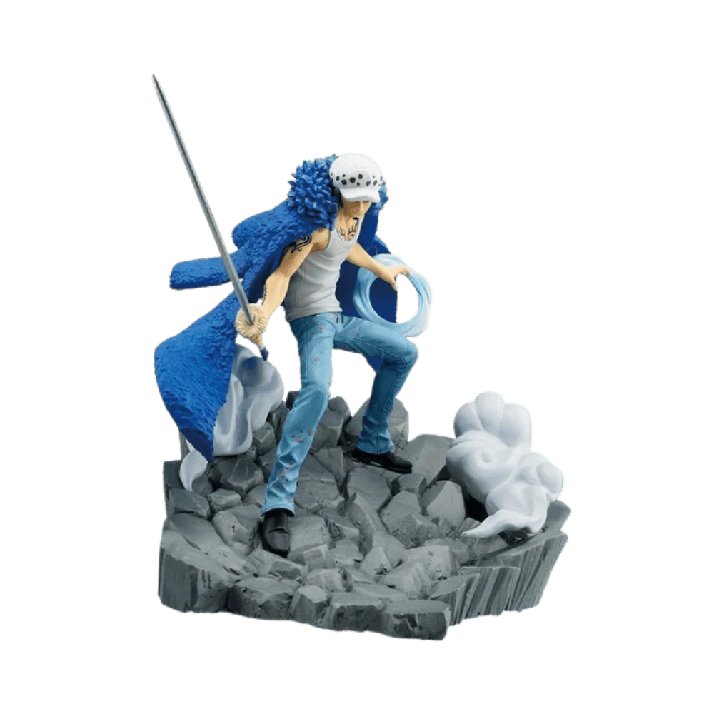 ONE PIECE TRAFALGAR LAW SENKOZEKKEI Figure By Banpresto