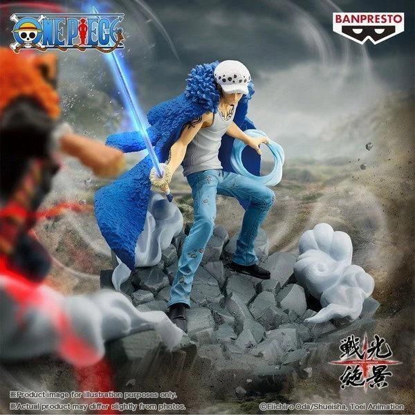 ONE PIECE TRAFALGAR LAW SENKOZEKKEI Figure By Banpresto - Image 2