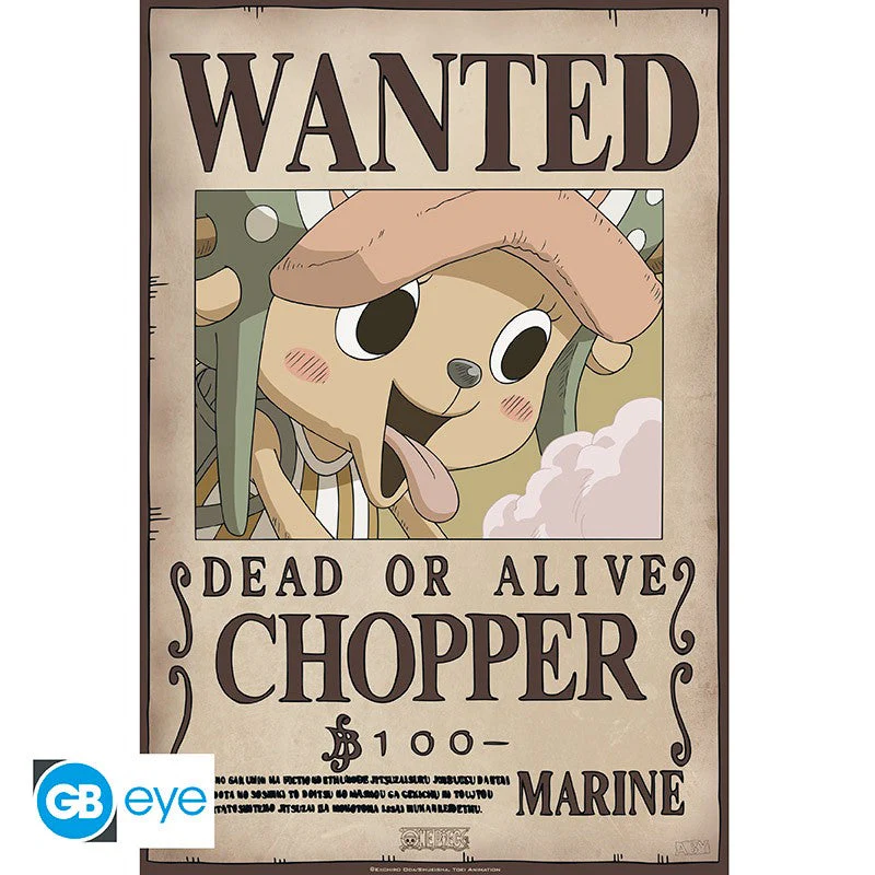 One Piece Wanted Brook & Chopper 52X35 cm Set 2 Chibi Posters by Abysse - Image 2