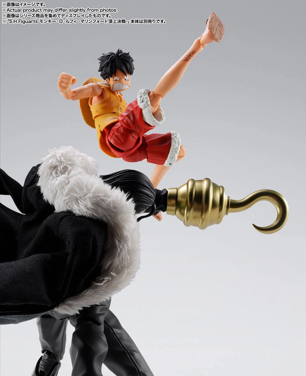 One Piece Sir Crocodile Marineford Action Figure Sh Figuarts By Bandai Tamashii - Image 6