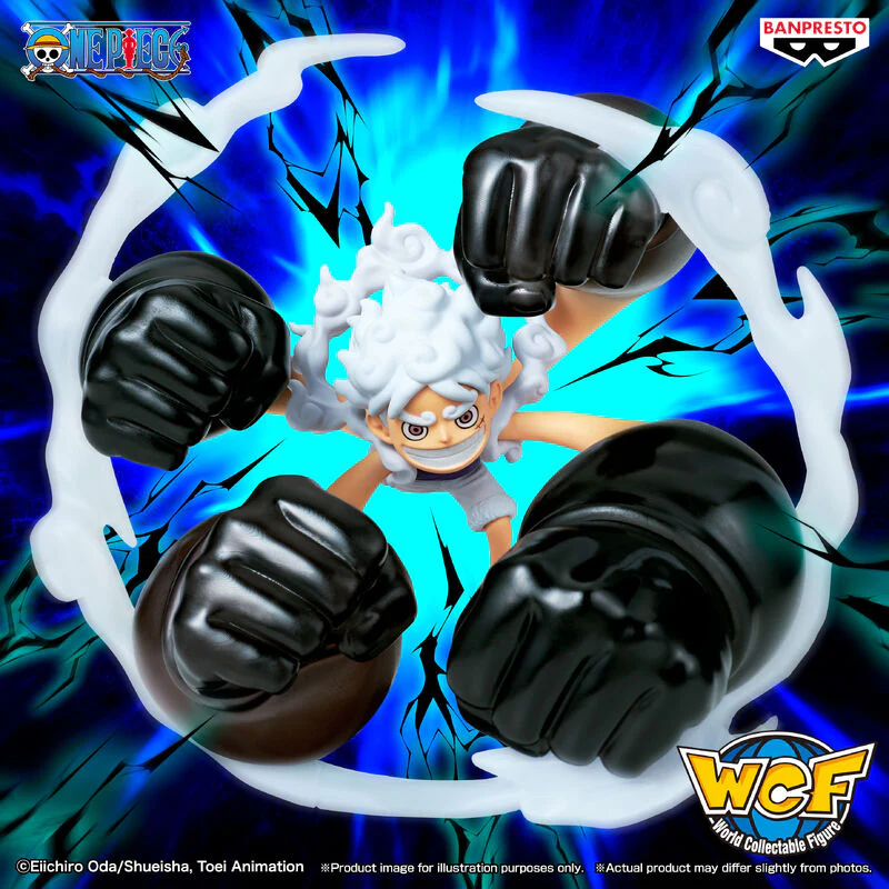 One Piece World Collectable Figure Special Monkey D.Luffy Gear5 Gum Gum Dawn Gatling WCF SPECIAL By Banpresto - Image 4