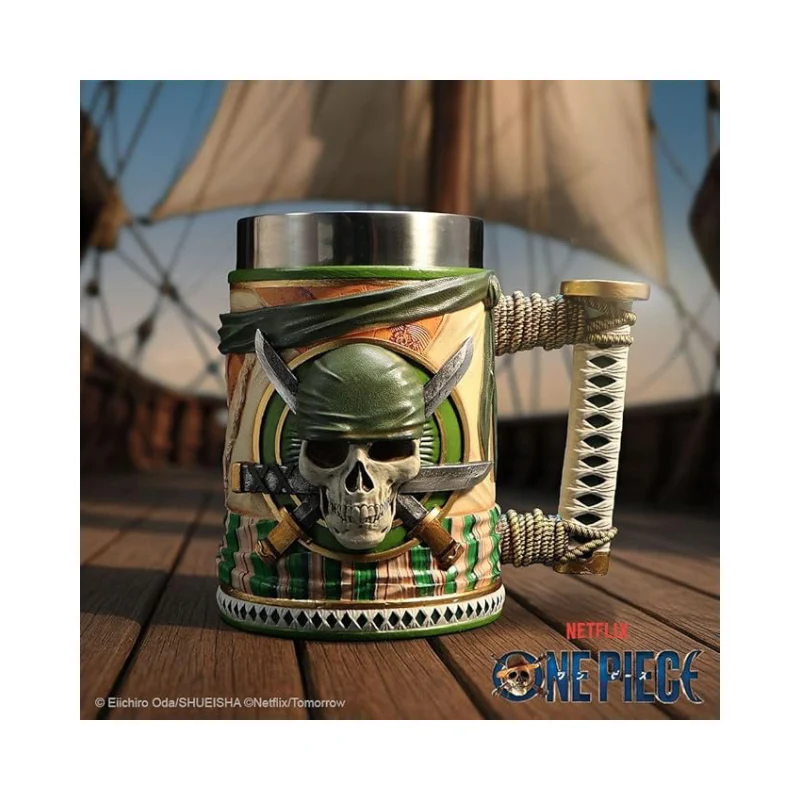 One Piece Zoro Tankard 16cm Display By Nemesis Now - Image 4