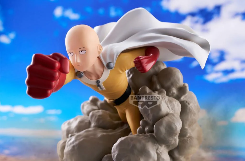 One Punch Man Saitama Diorama Figure By Banpresto - Image 2