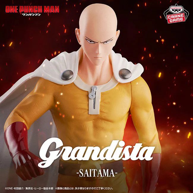 One-Punch Man Saitama Grandista Figure By Banpresto - Image 3