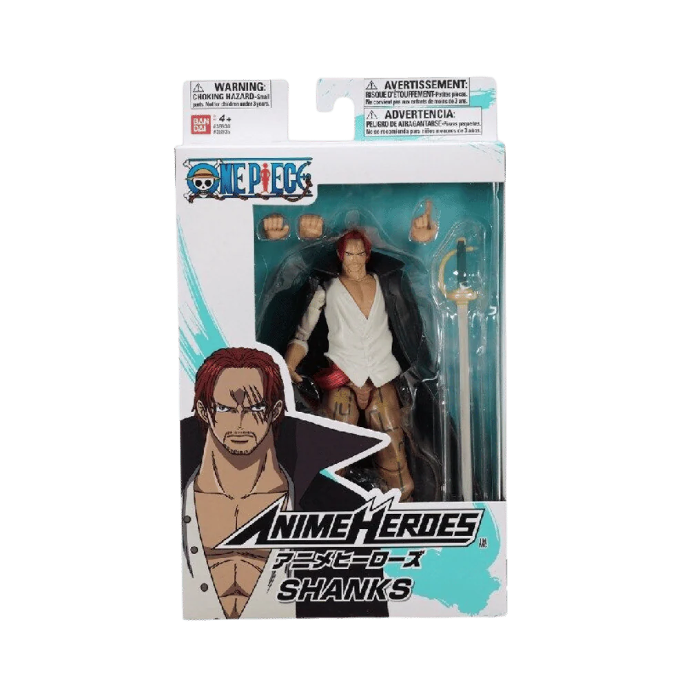 ONE PIECE SHANKS 6.5" Anime Heroes Action Figure by Bandai