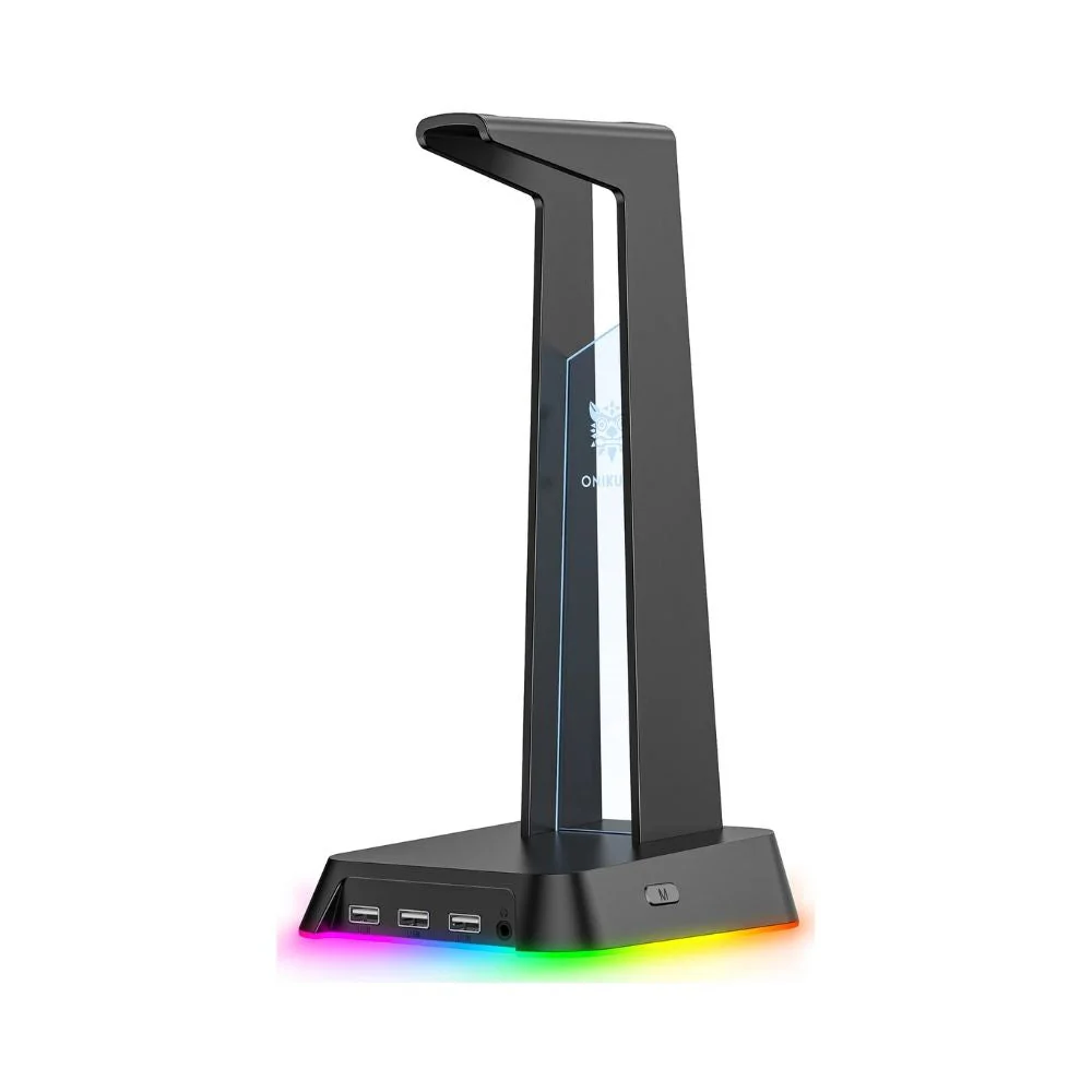 Onikuma : Black Headset Stand with RGB Light