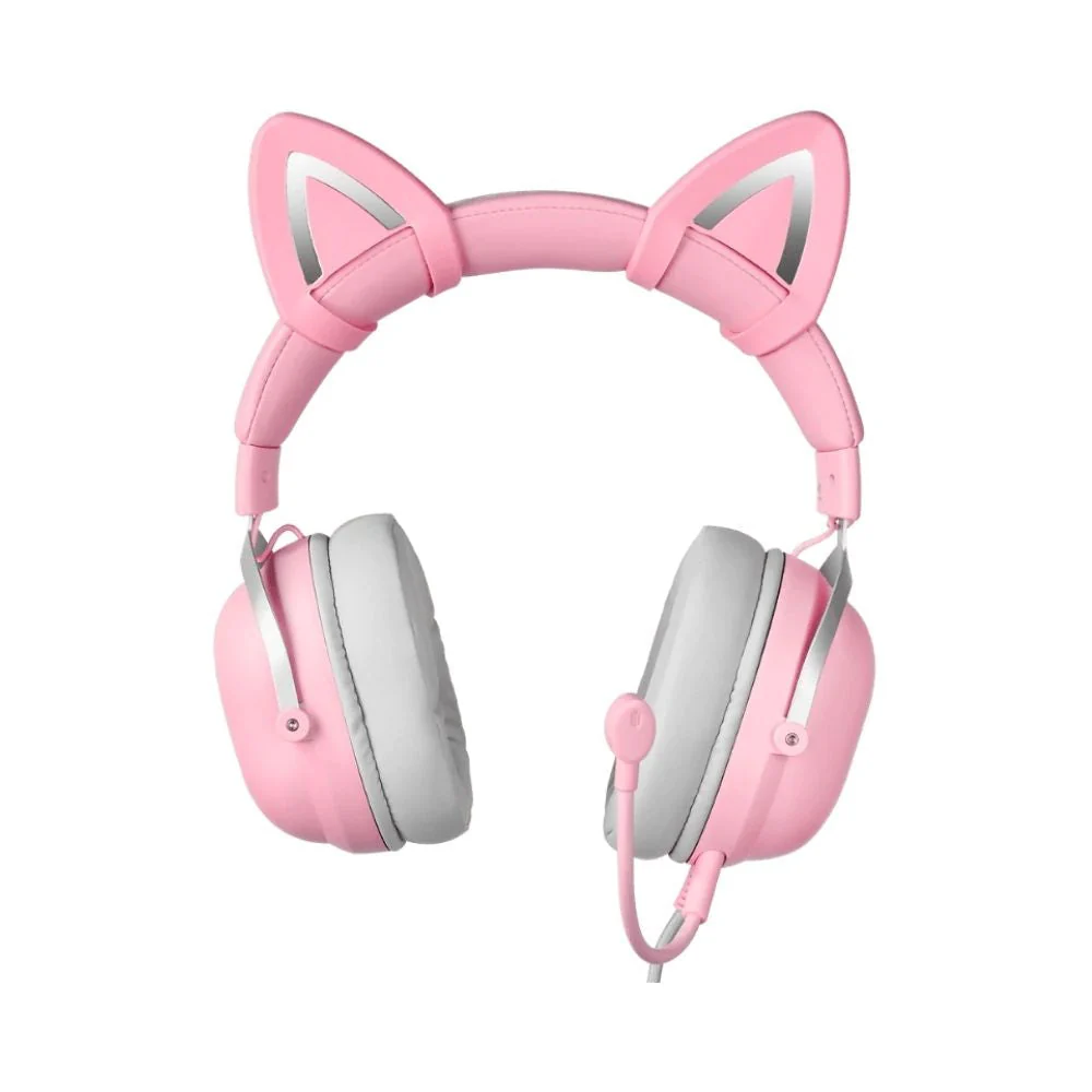 Onikuma : X11 with Cat Ear (Pink) - Image 2