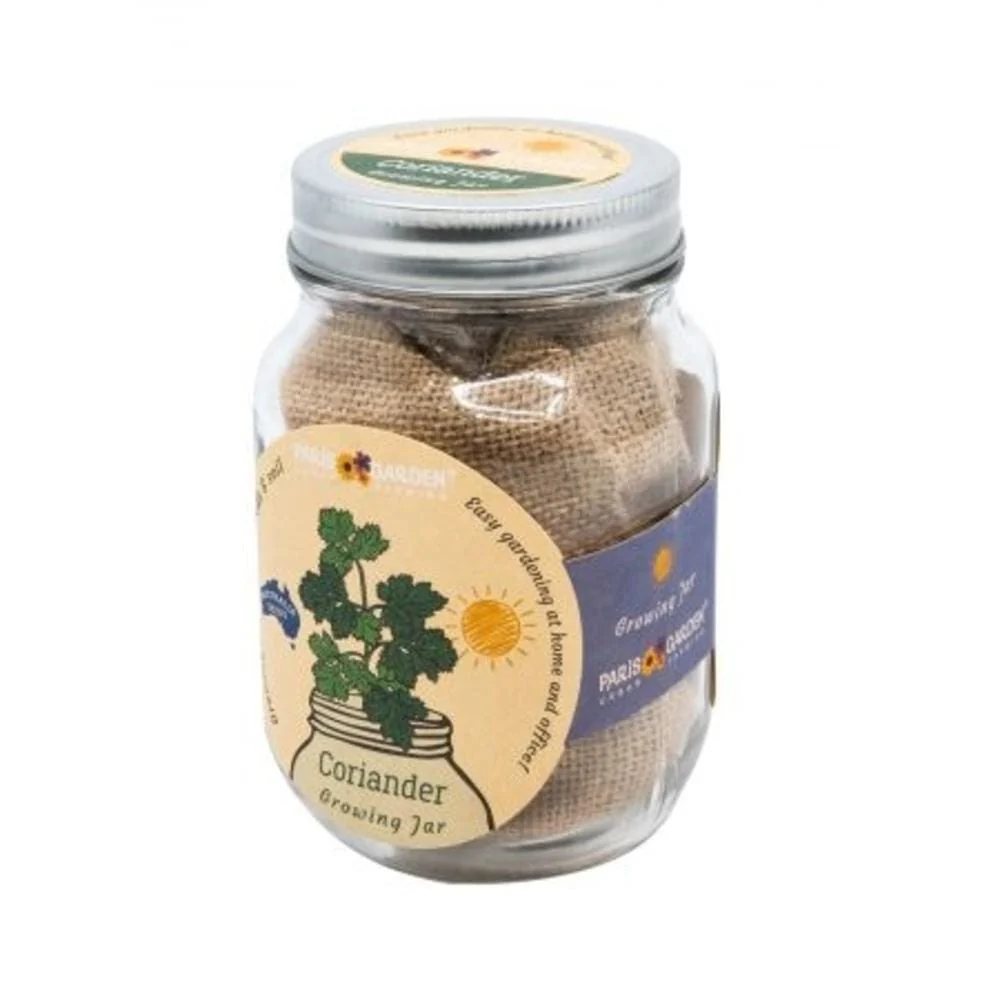Paris Garden Mason Jar Grow Kit Coriander