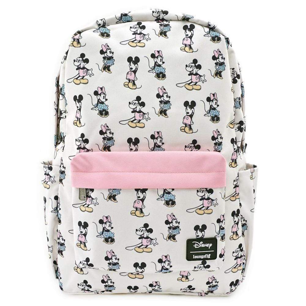 Pastel Minnie Mickey AOP Nylon Backpack