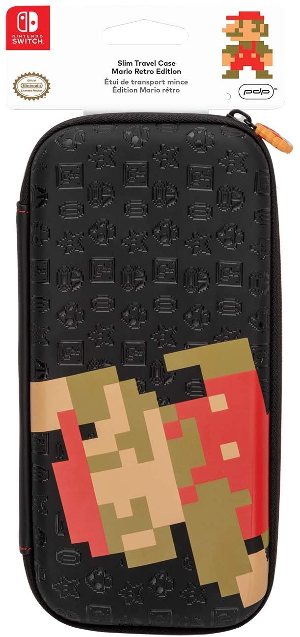PDP Nintendo Switch Slim Travel Case Mario Retro Edition