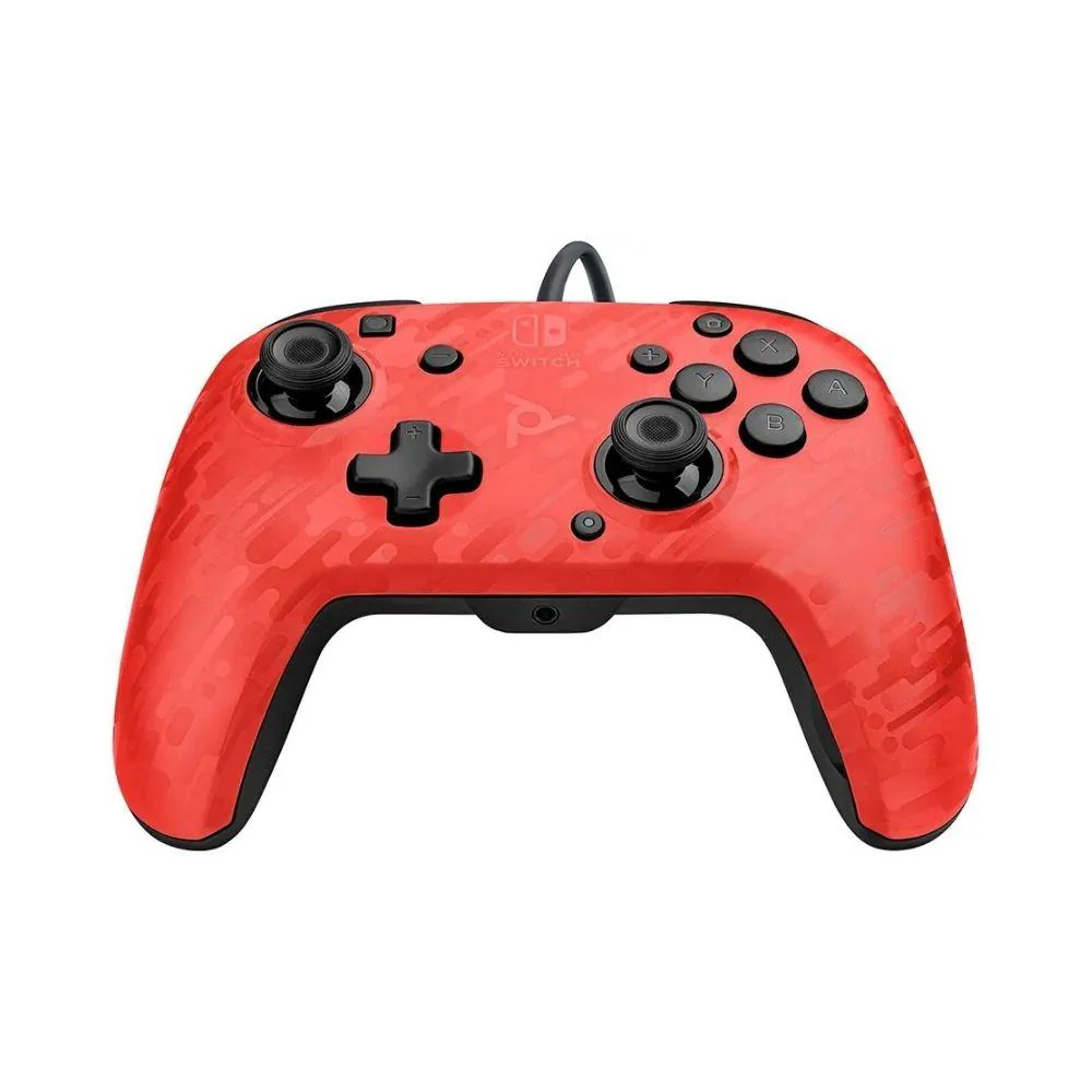 PDP Switch - Faceoff Controller - Camo Red - Image 2