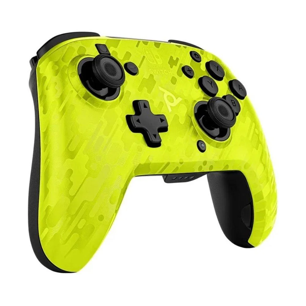 PDP Switch - Faceoff Wireless - Controller Camo Yellow - Image 4