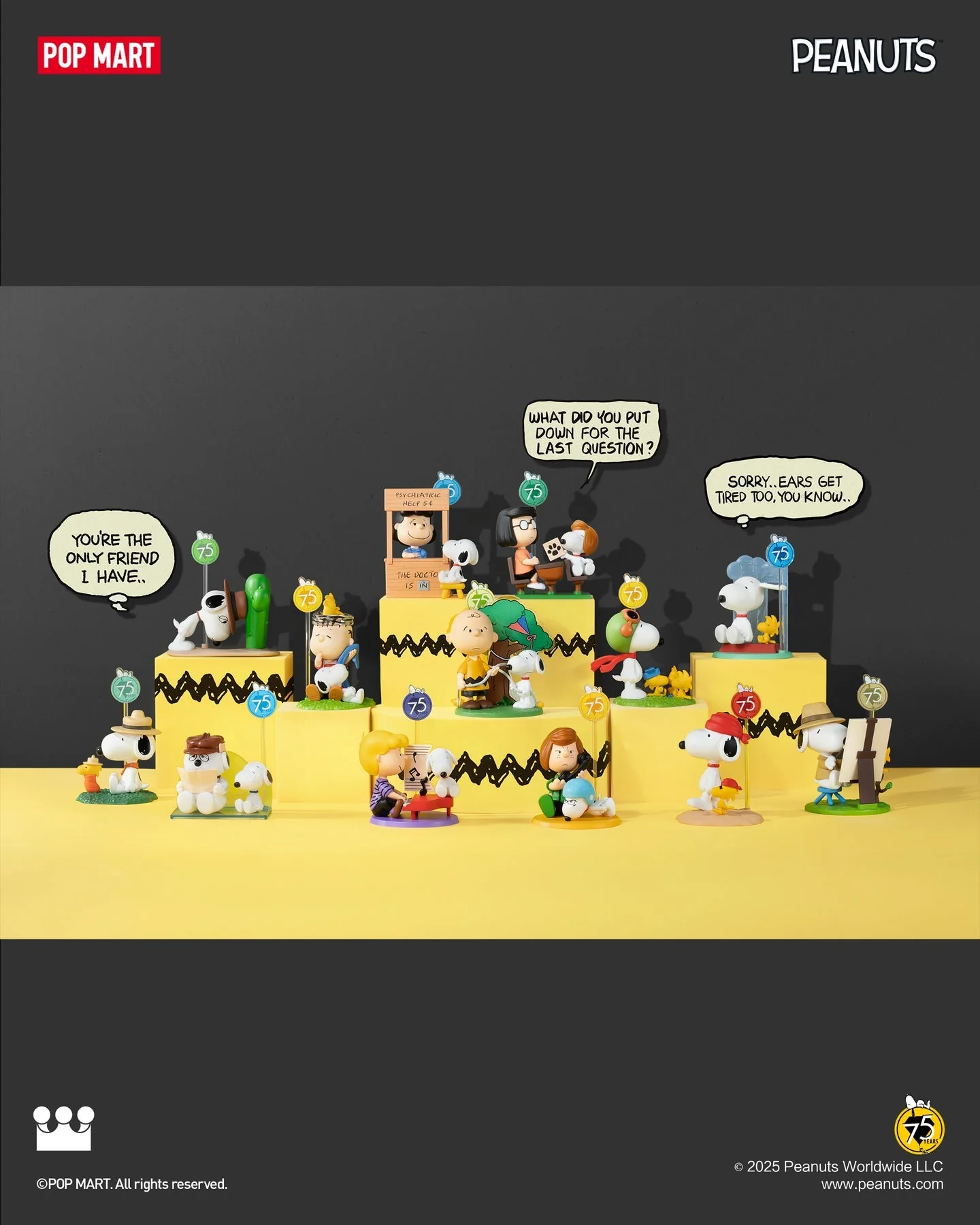 Peanuts 75Th Anniversary | Snoopy Comic Life Series Figures By Pop Mart (1 Random) - Image 2