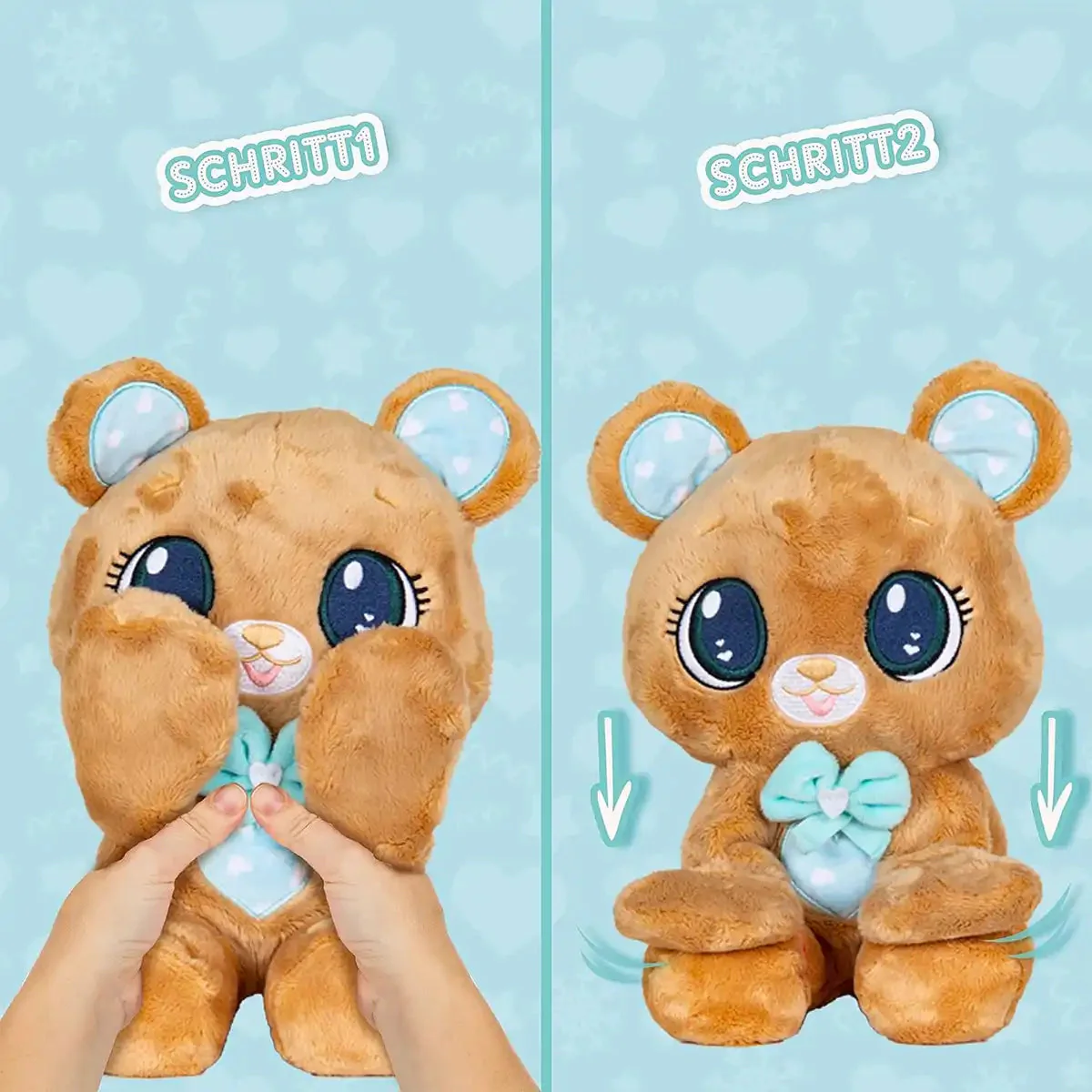 PEEKAPETS BROWN BEAR Plushie by Toypro - Image 2