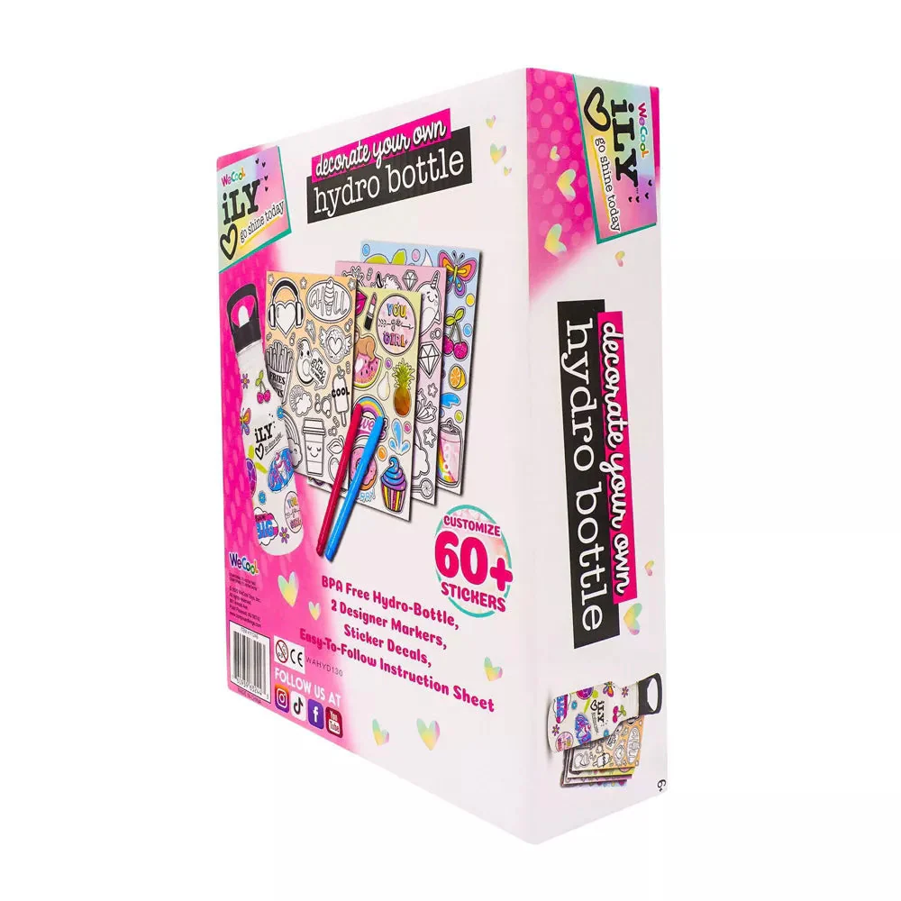 Activity Kings iLY Color Your Own DIY Hydro Bottle - Image 2