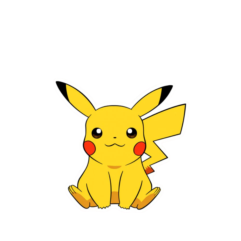Pikachu Assort.Stickers