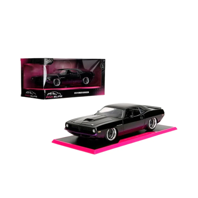 Pink Slips 1973 Plymouth Cuda 1:24 Diecast Cars By Jada